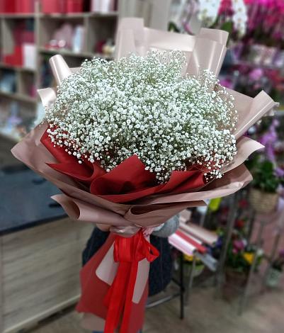 Букет цветов из: Гипсофила в Стрелке