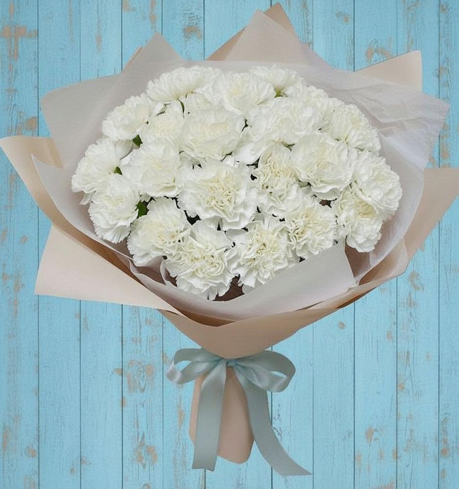 Букет цветов из: Гвоздики в Стрелке