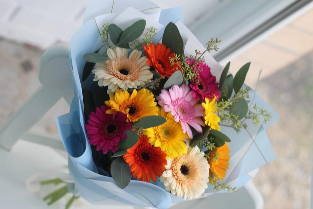 Букет цветов из: Герберы в Стрелке