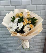 Букет цветов из:  Розы и Хризантемы в Стрелке