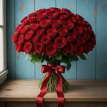 Букет Красные розы Блэк Меджик в Стрелке