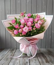 Букет Розовый кустик в Стрелке
