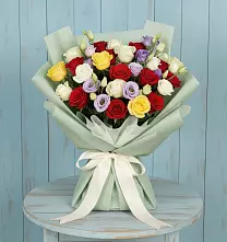 Букет цветов из:  Розы в Стрелке
