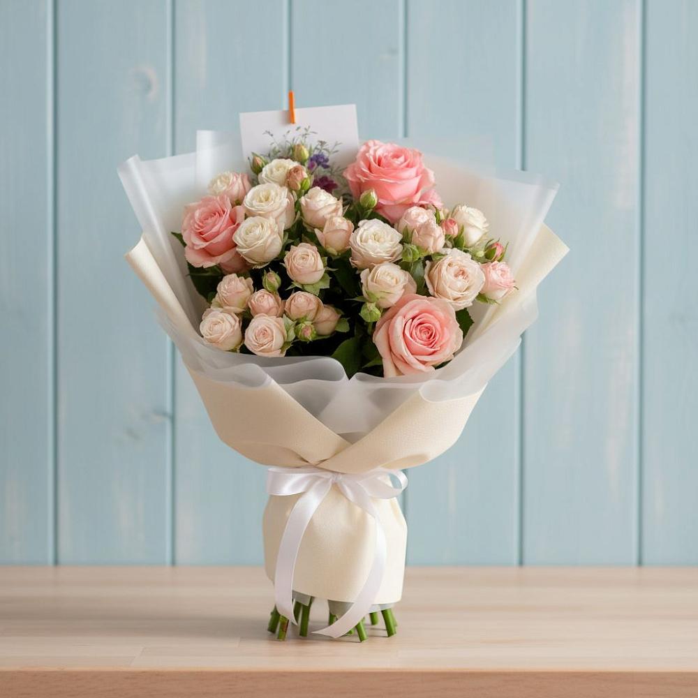 Букет цветов из: Розы в Стрелке