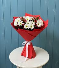 Букет цветов из:  Хризантемы в Стрелке
