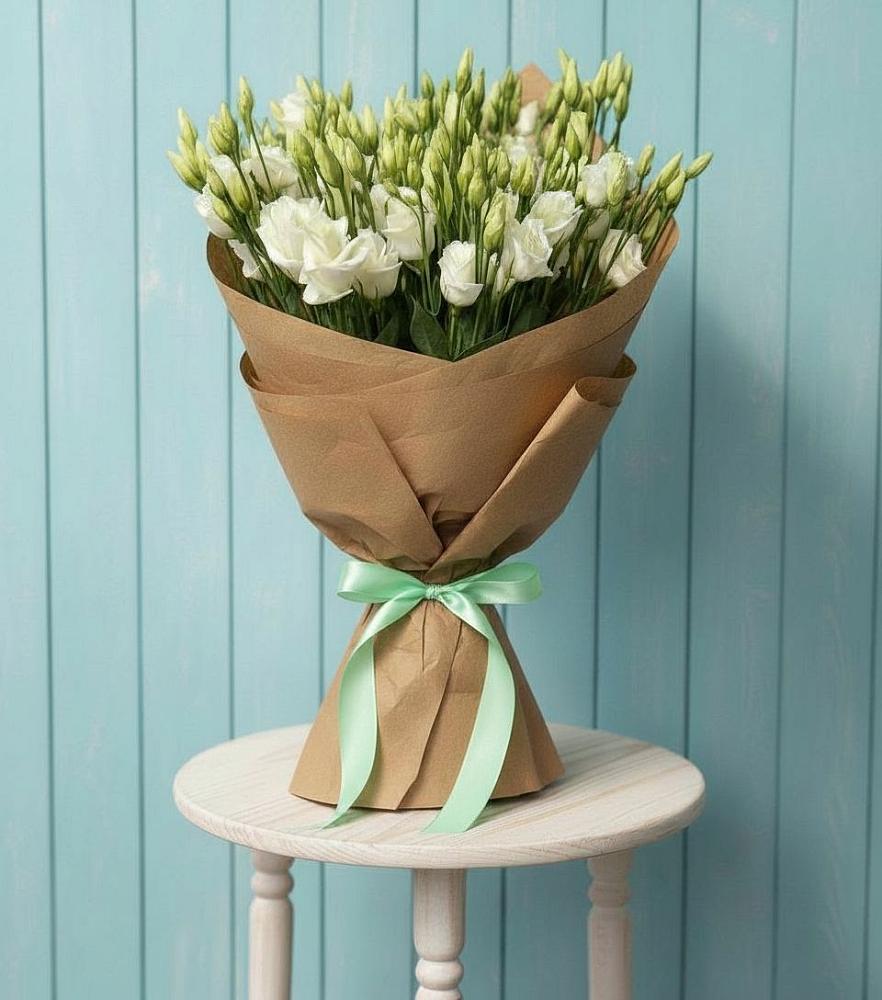 Букет цветов из: Лизиантусы в Стрелке