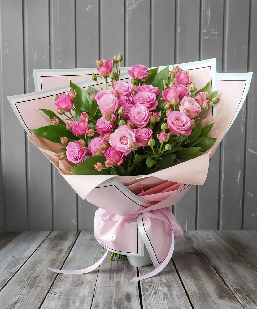 Букет Розовый кустик в Стрелке