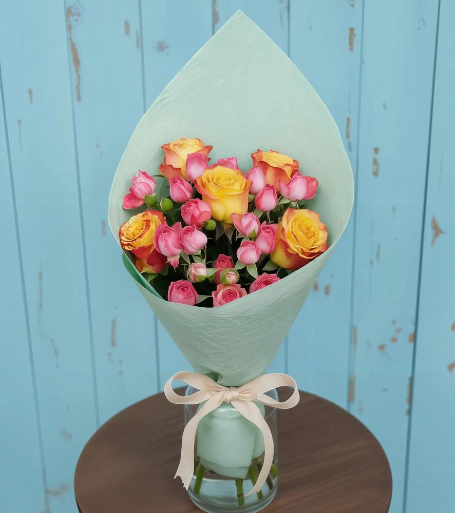 Букет цветов из: Розы в Стрелке