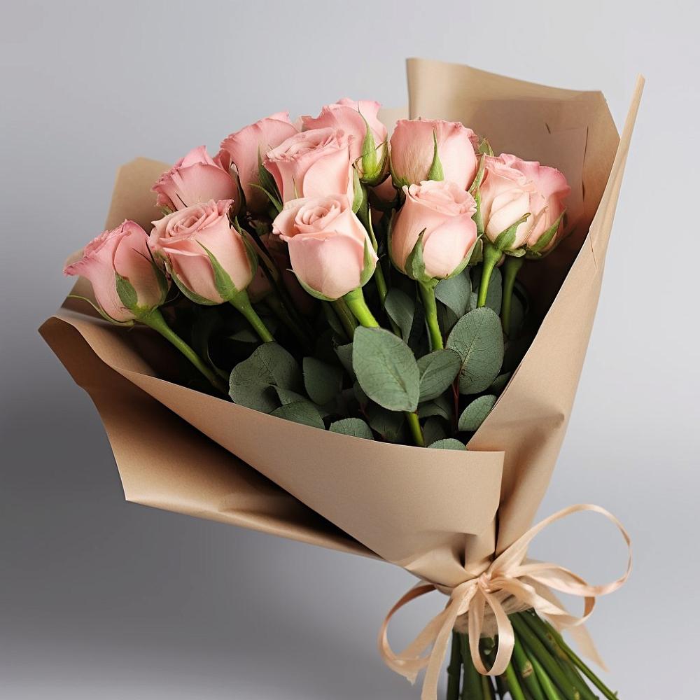 Букет 11 Нежных роз в Стрелке