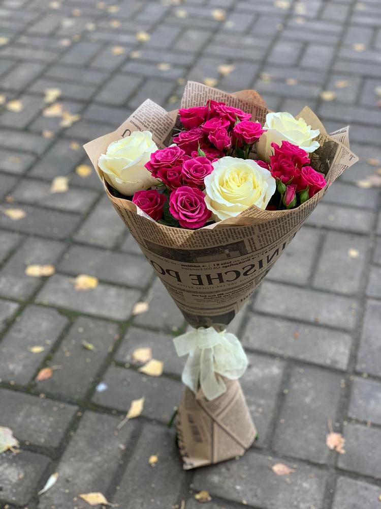 Букет цветов из: Розы в Стрелке